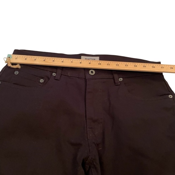 Kenneth Cole Reaction Black Denim-5 pockets-Size 34x30 NWOT - Picture 3 of 11